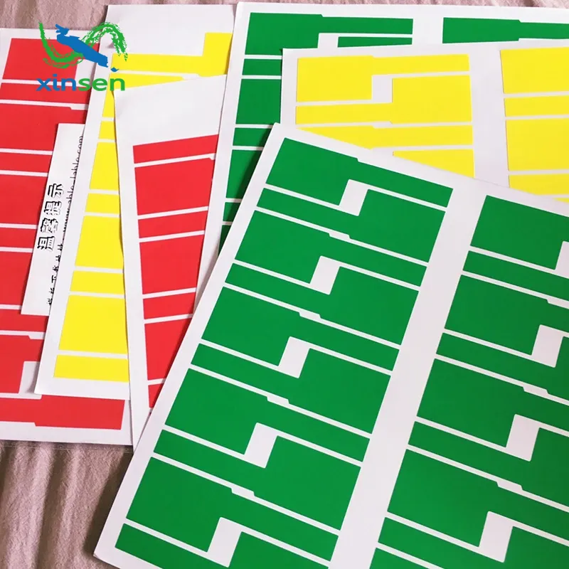 রঙিন চার্জিং তারের লেবেল