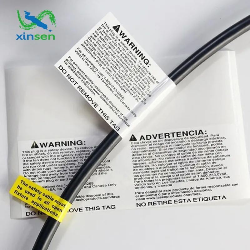 পরিবারের তারের জলরোধী লেবেল