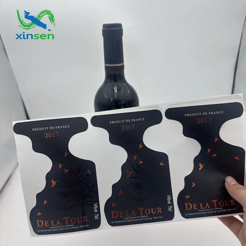 পেপার ওয়াইন বোতল লেবেল